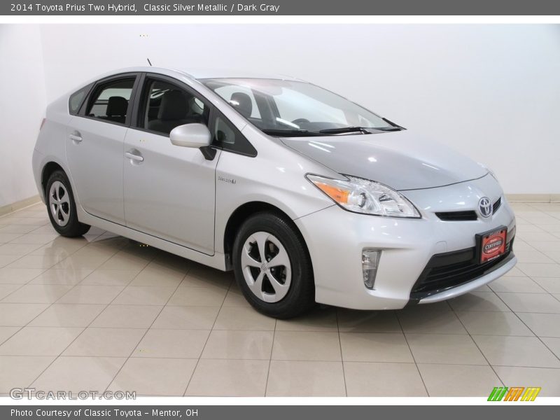 Classic Silver Metallic / Dark Gray 2014 Toyota Prius Two Hybrid