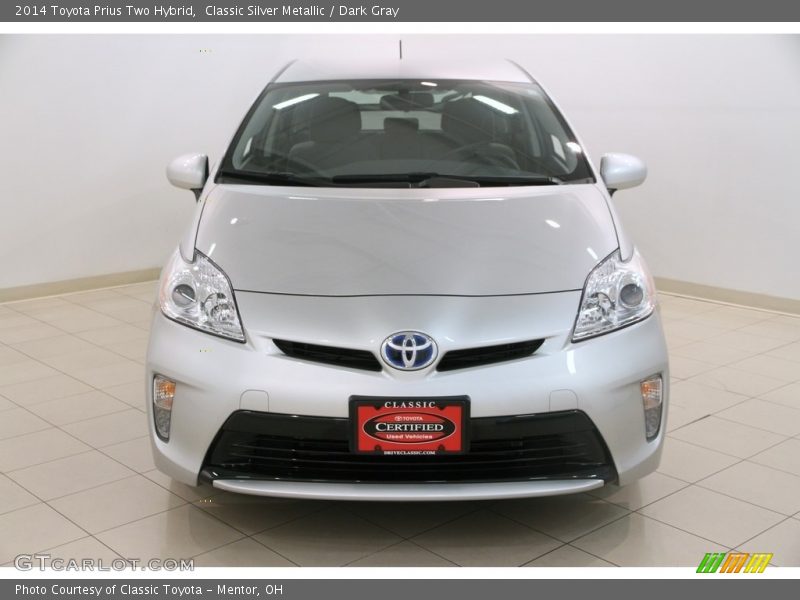 Classic Silver Metallic / Dark Gray 2014 Toyota Prius Two Hybrid