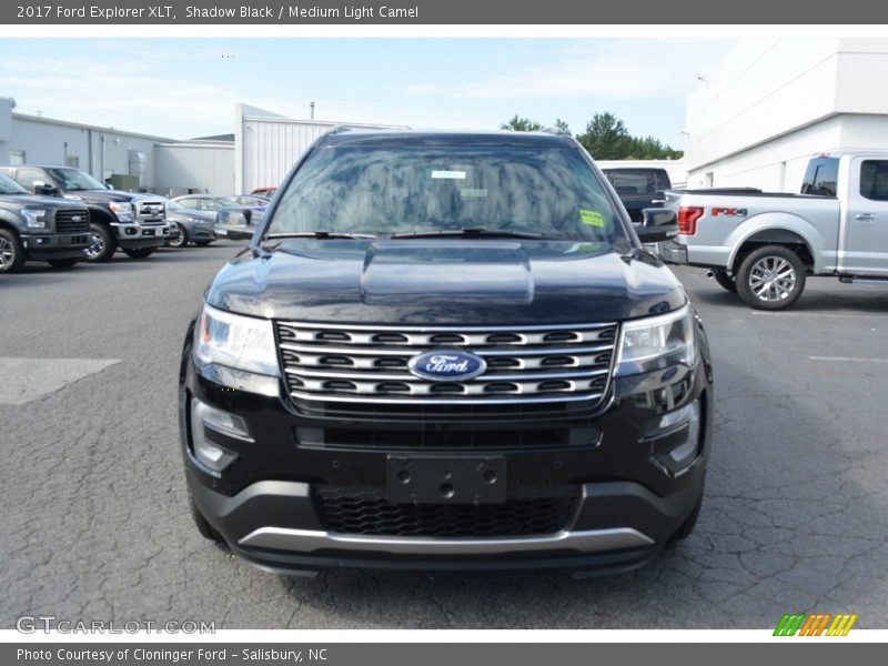 Shadow Black / Medium Light Camel 2017 Ford Explorer XLT