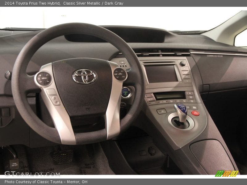 Classic Silver Metallic / Dark Gray 2014 Toyota Prius Two Hybrid