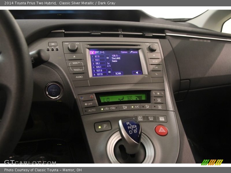 Classic Silver Metallic / Dark Gray 2014 Toyota Prius Two Hybrid