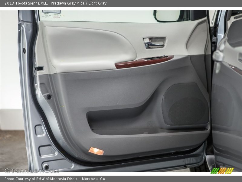 Predawn Gray Mica / Light Gray 2013 Toyota Sienna XLE