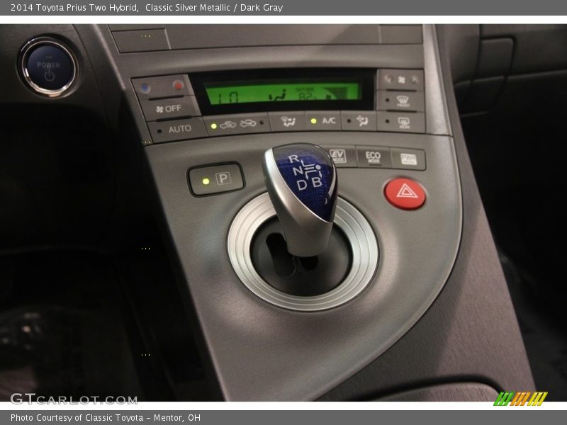 Classic Silver Metallic / Dark Gray 2014 Toyota Prius Two Hybrid
