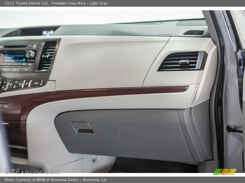 Predawn Gray Mica / Light Gray 2013 Toyota Sienna XLE
