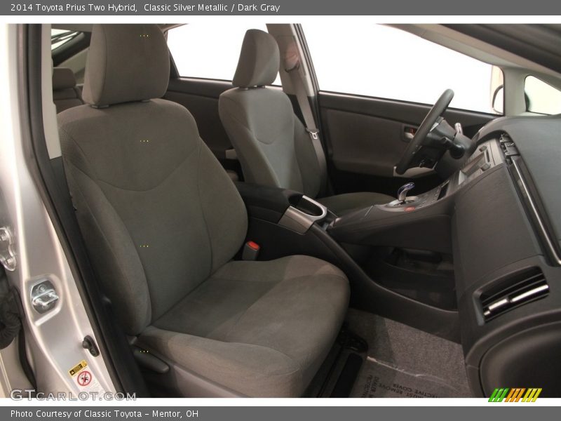 Classic Silver Metallic / Dark Gray 2014 Toyota Prius Two Hybrid