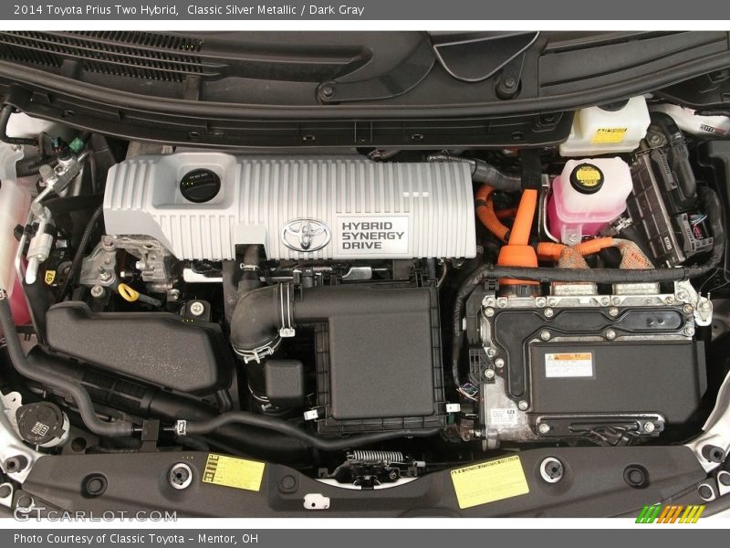 Classic Silver Metallic / Dark Gray 2014 Toyota Prius Two Hybrid