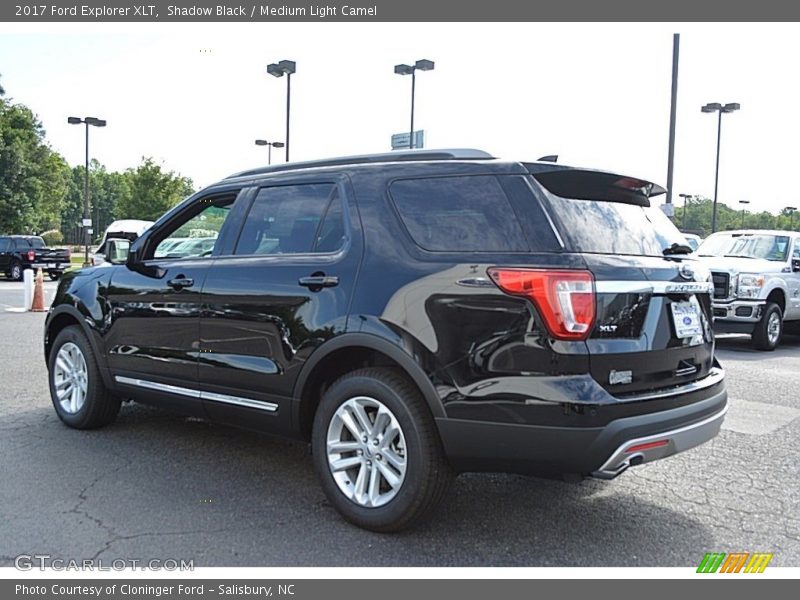 Shadow Black / Medium Light Camel 2017 Ford Explorer XLT