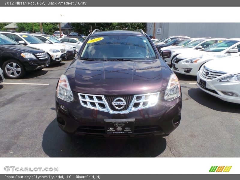 Black Amethyst / Gray 2012 Nissan Rogue SV