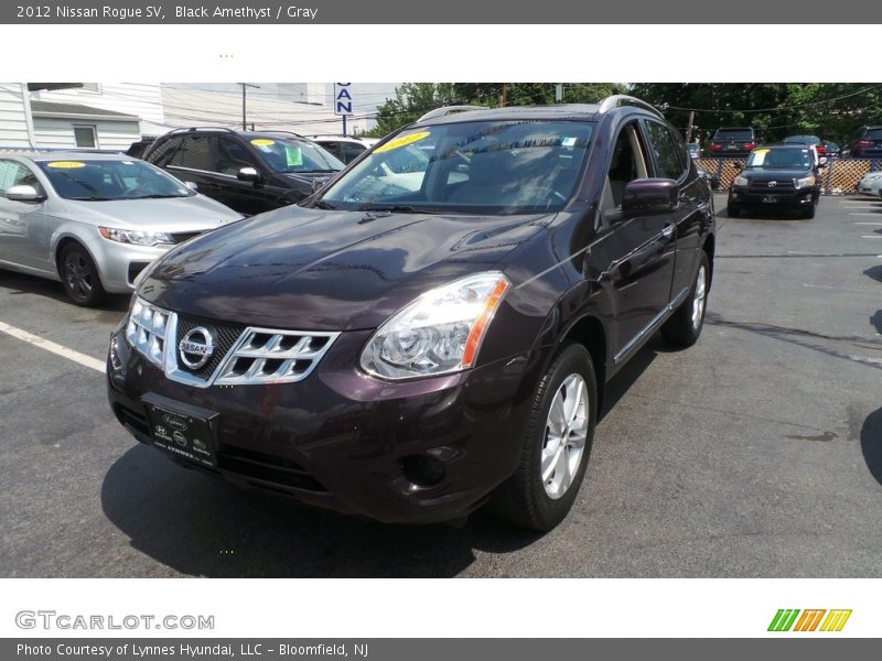 Black Amethyst / Gray 2012 Nissan Rogue SV