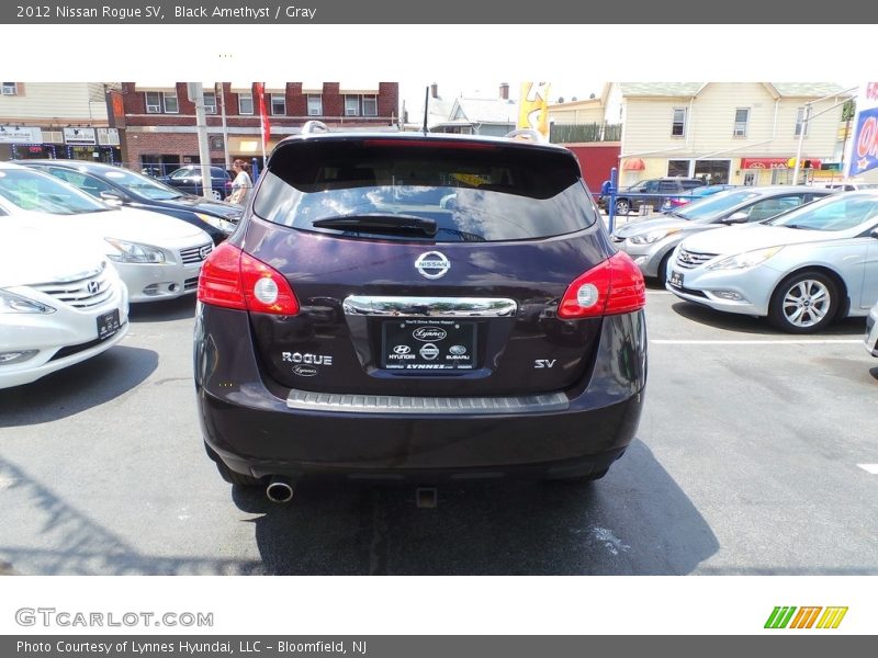 Black Amethyst / Gray 2012 Nissan Rogue SV