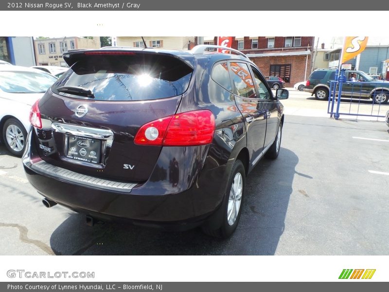 Black Amethyst / Gray 2012 Nissan Rogue SV