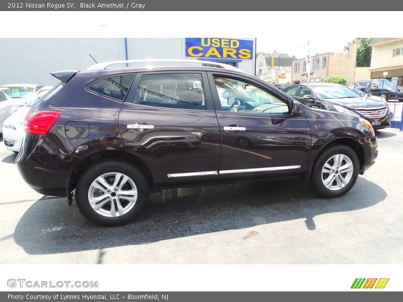 Black Amethyst / Gray 2012 Nissan Rogue SV