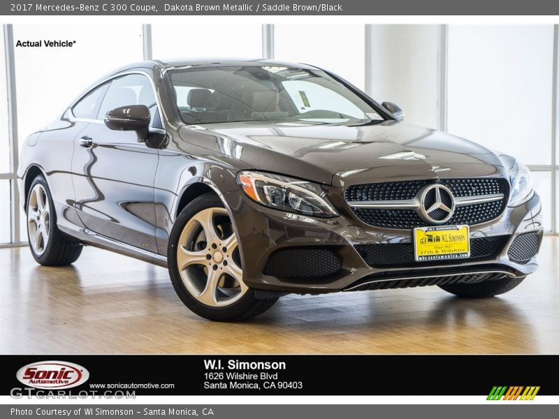 Dakota Brown Metallic / Saddle Brown/Black 2017 Mercedes-Benz C 300 Coupe