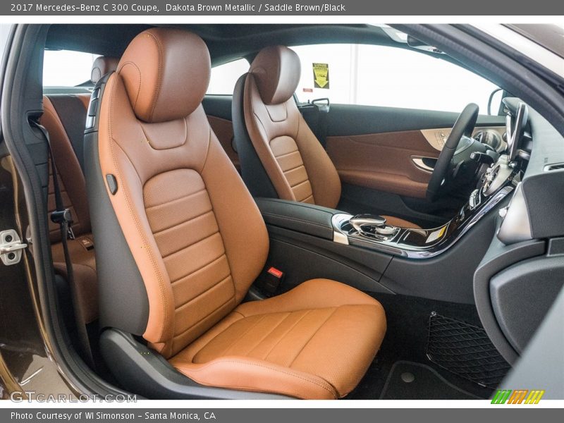  2017 C 300 Coupe Saddle Brown/Black Interior