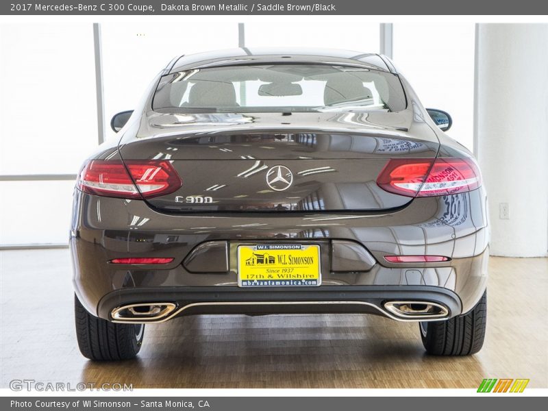 Dakota Brown Metallic / Saddle Brown/Black 2017 Mercedes-Benz C 300 Coupe