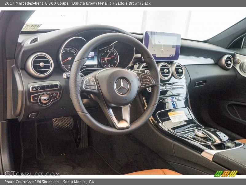 Dakota Brown Metallic / Saddle Brown/Black 2017 Mercedes-Benz C 300 Coupe