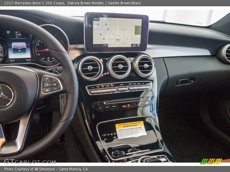 Dakota Brown Metallic / Saddle Brown/Black 2017 Mercedes-Benz C 300 Coupe
