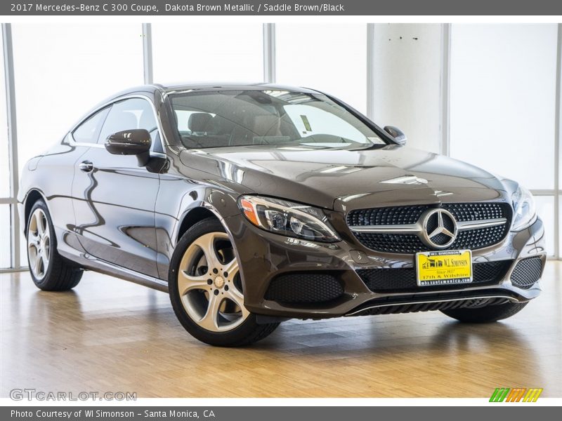 Dakota Brown Metallic / Saddle Brown/Black 2017 Mercedes-Benz C 300 Coupe
