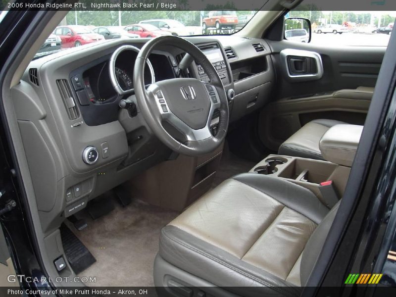 Nighthawk Black Pearl / Beige 2006 Honda Ridgeline RTL