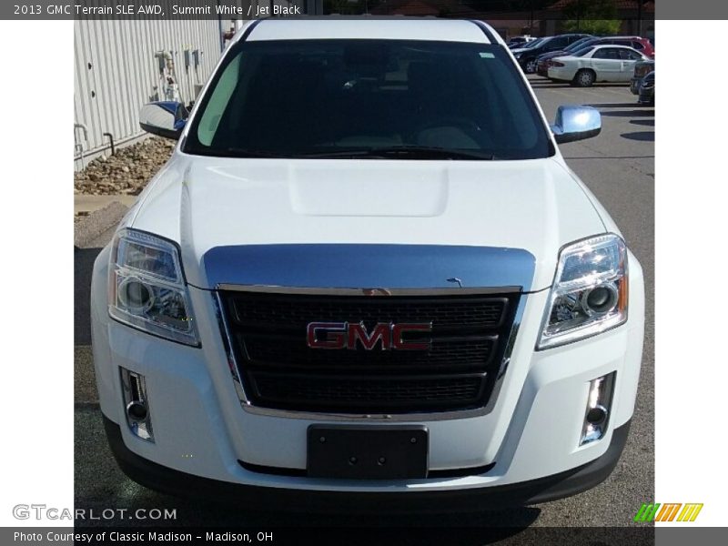Summit White / Jet Black 2013 GMC Terrain SLE AWD
