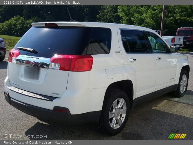 Summit White / Jet Black 2013 GMC Terrain SLE AWD