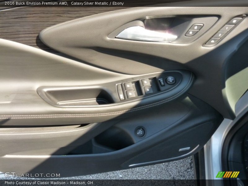 Galaxy Silver Metallic / Ebony 2016 Buick Envision Premium AWD