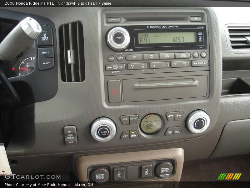 Nighthawk Black Pearl / Beige 2006 Honda Ridgeline RTL