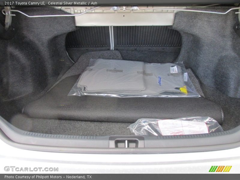  2017 Camry LE Trunk