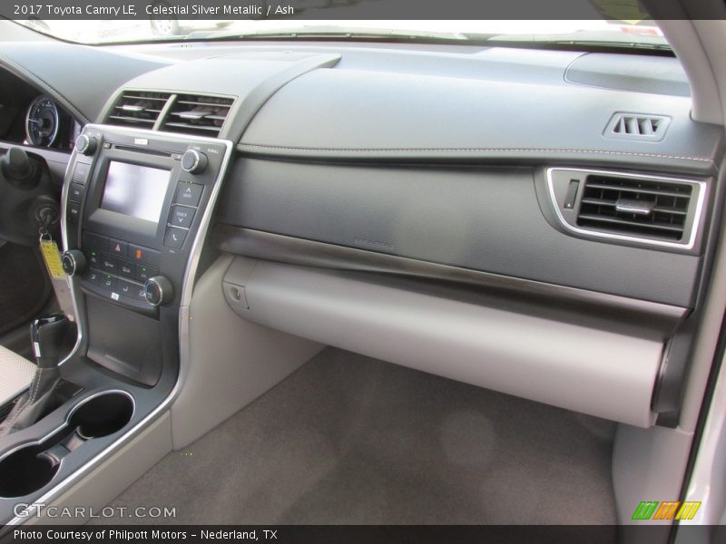 Dashboard of 2017 Camry LE