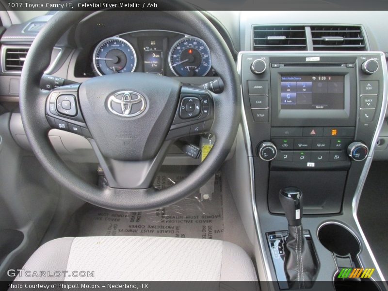 Dashboard of 2017 Camry LE