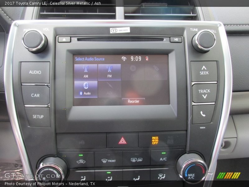 Celestial Silver Metallic / Ash 2017 Toyota Camry LE