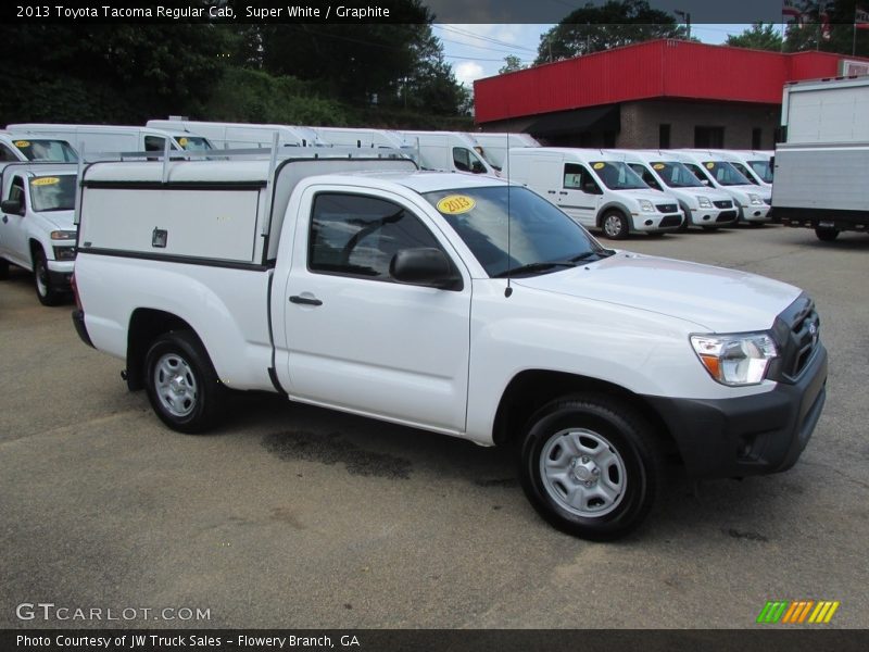 Super White / Graphite 2013 Toyota Tacoma Regular Cab