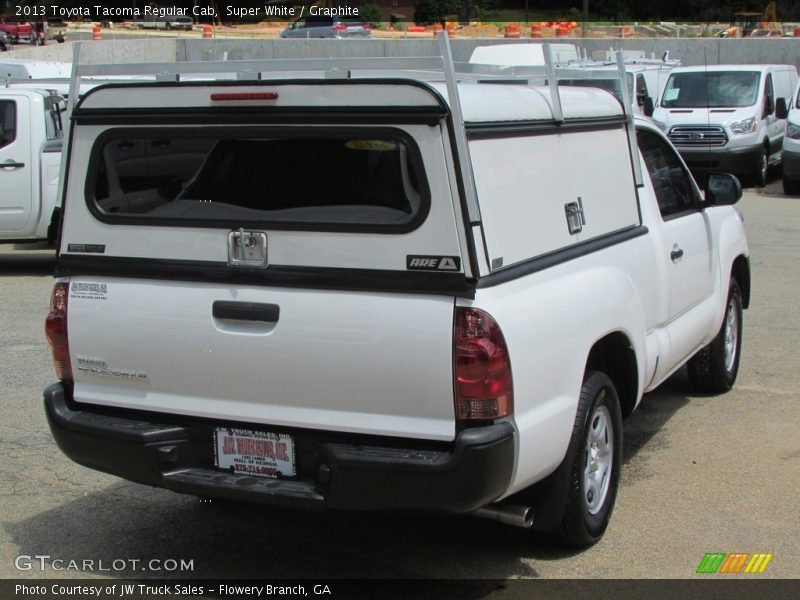 Super White / Graphite 2013 Toyota Tacoma Regular Cab