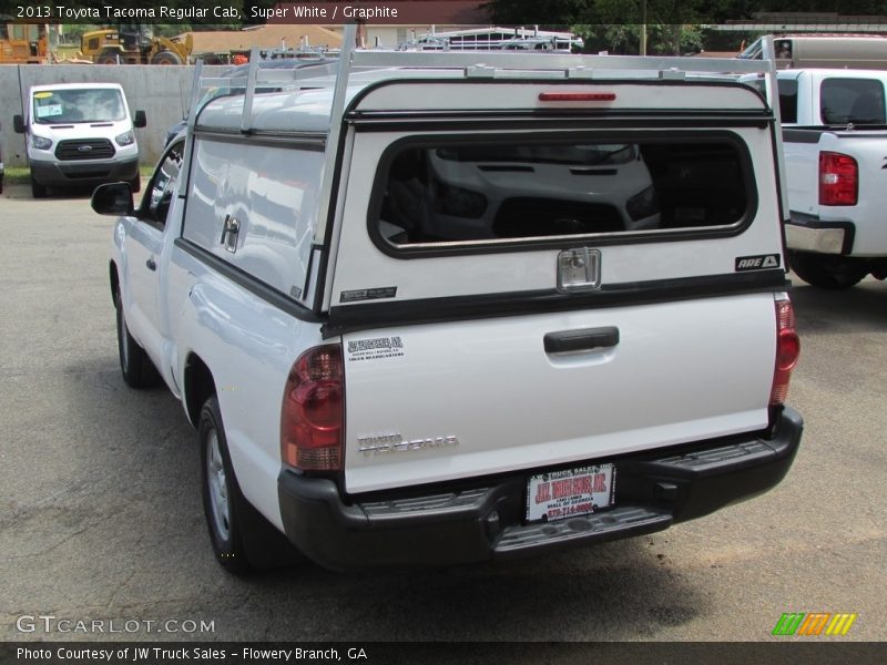 Super White / Graphite 2013 Toyota Tacoma Regular Cab