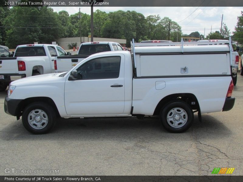 Super White / Graphite 2013 Toyota Tacoma Regular Cab