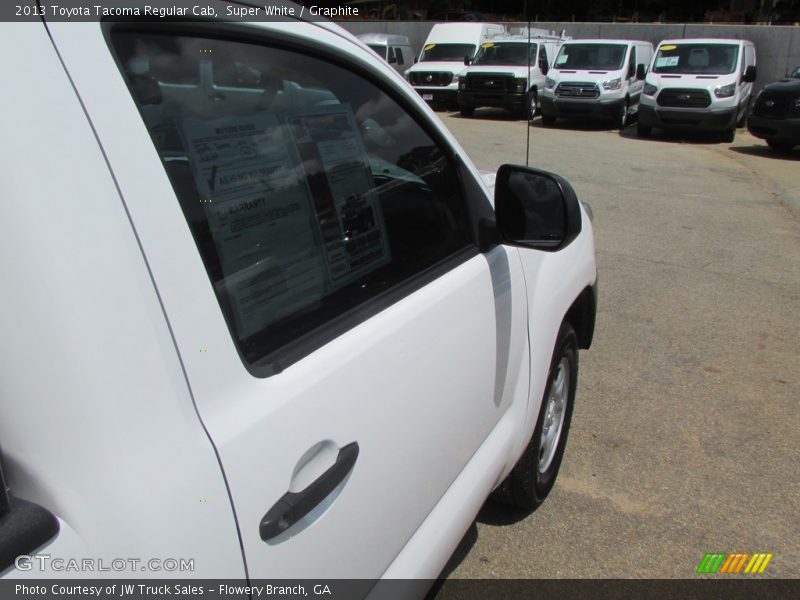 Super White / Graphite 2013 Toyota Tacoma Regular Cab