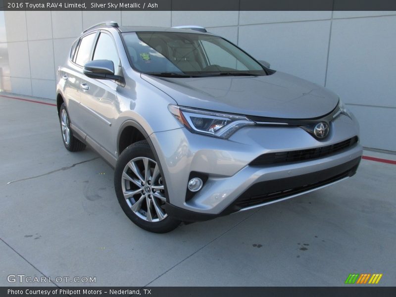 Silver Sky Metallic / Ash 2016 Toyota RAV4 Limited