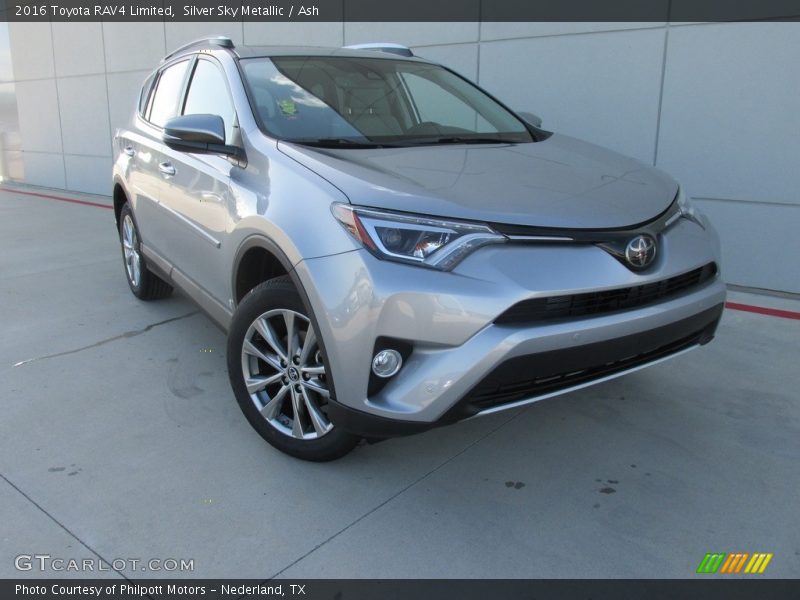 Silver Sky Metallic / Ash 2016 Toyota RAV4 Limited