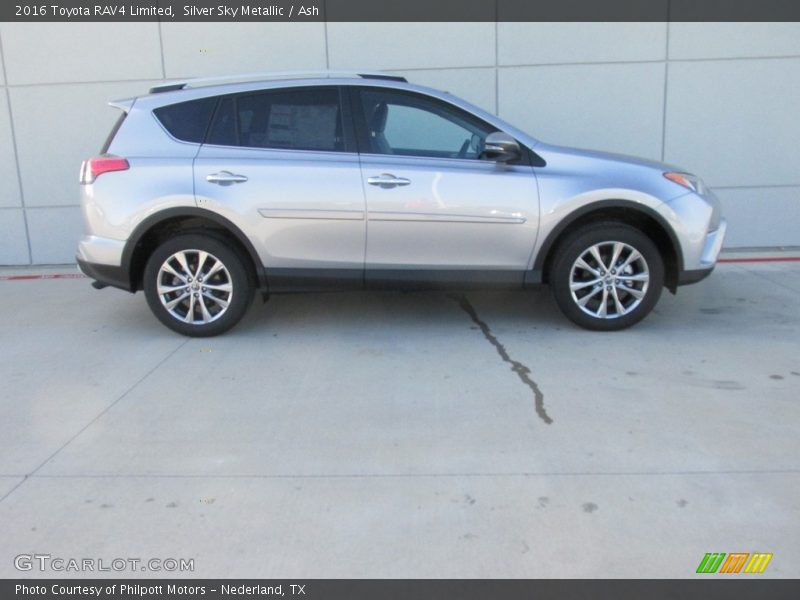 Silver Sky Metallic / Ash 2016 Toyota RAV4 Limited