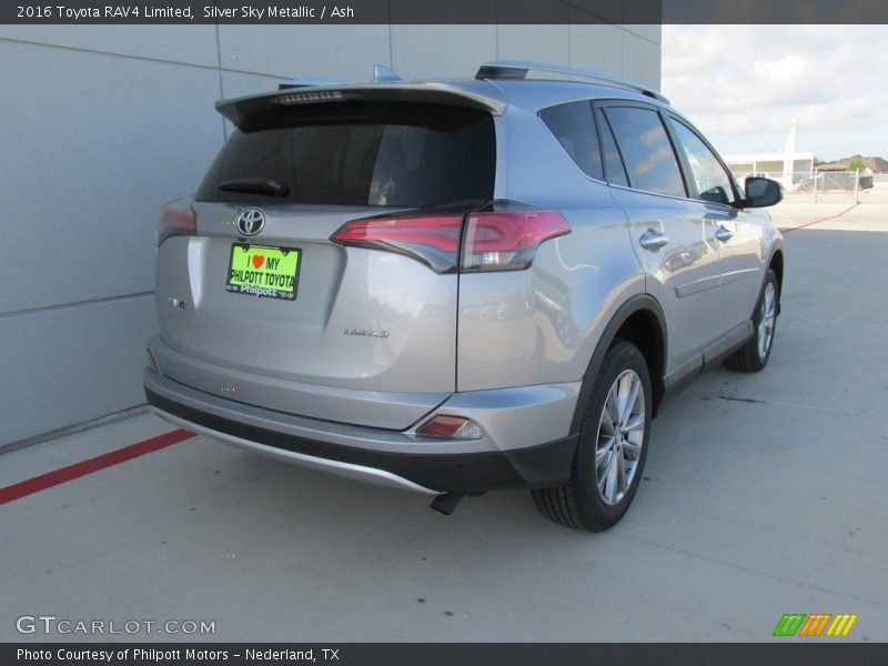 Silver Sky Metallic / Ash 2016 Toyota RAV4 Limited