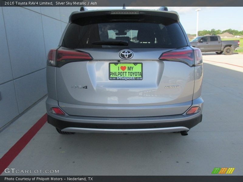 Silver Sky Metallic / Ash 2016 Toyota RAV4 Limited