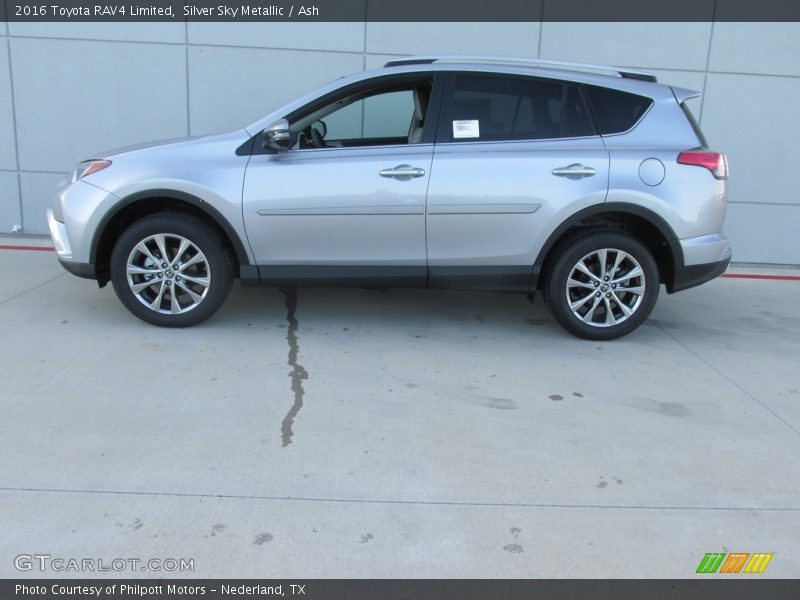 Silver Sky Metallic / Ash 2016 Toyota RAV4 Limited