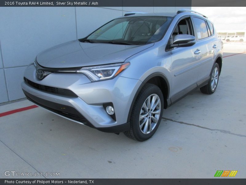 Silver Sky Metallic / Ash 2016 Toyota RAV4 Limited
