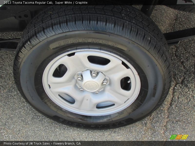 Super White / Graphite 2013 Toyota Tacoma Regular Cab