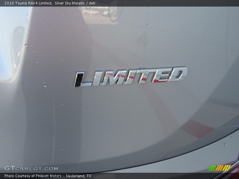 Silver Sky Metallic / Ash 2016 Toyota RAV4 Limited