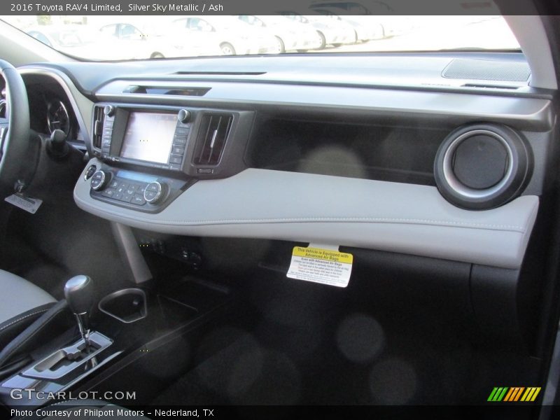 Silver Sky Metallic / Ash 2016 Toyota RAV4 Limited