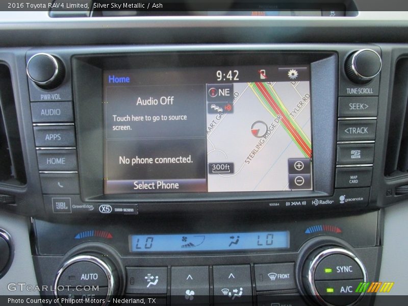 Silver Sky Metallic / Ash 2016 Toyota RAV4 Limited