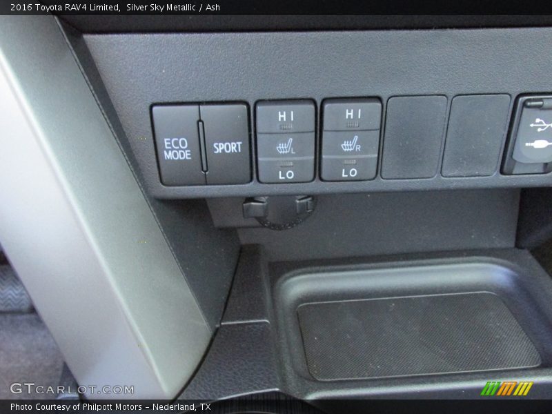 Silver Sky Metallic / Ash 2016 Toyota RAV4 Limited
