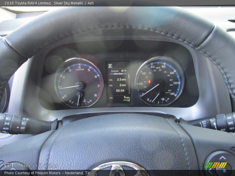 Silver Sky Metallic / Ash 2016 Toyota RAV4 Limited