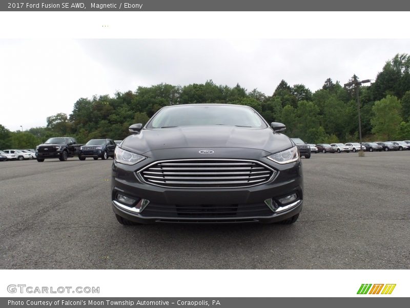 Magnetic / Ebony 2017 Ford Fusion SE AWD